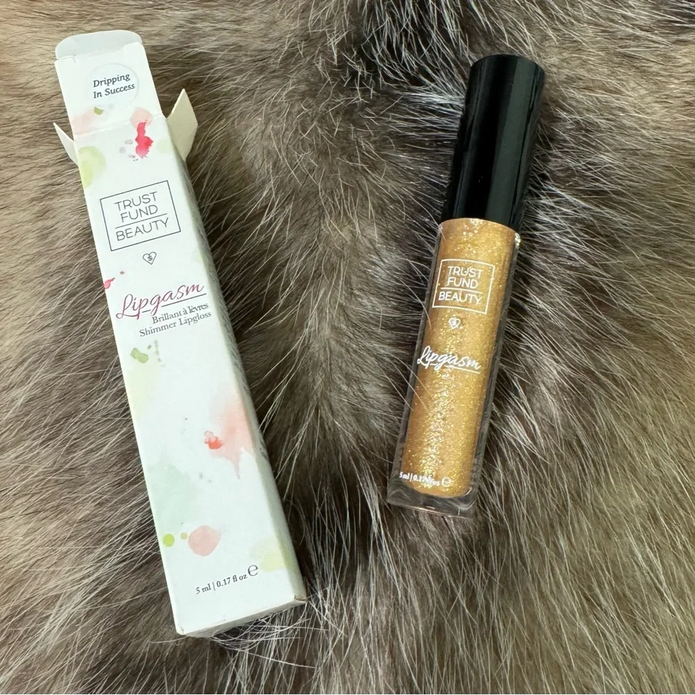 Lot of 3 “Trust Fund Beauty” Lipgasm Shimmer Lipgloss DRIPPING IN SUCCESS‎
